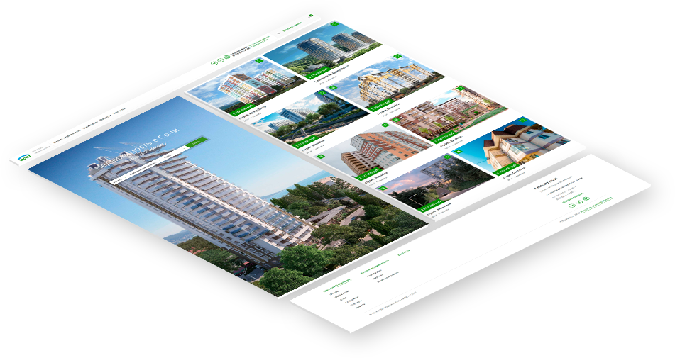 Портфолио - Сайт для агентства недвижимости «Мост» в г.Сочи Портфолио - Сайт для агентства недвижимости «Мост» в г.Сочи
