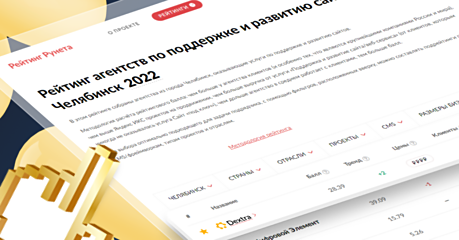 Опубликованы Рейтинги Рунета 2022. Мы в топе!