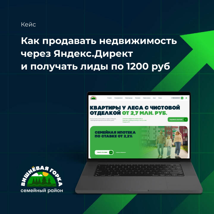 Кейс: Как продавать недвижимость в новостройке через Яндекс.Директ в 2025 году и получать лиды по 1200 руб. - мобильная версия