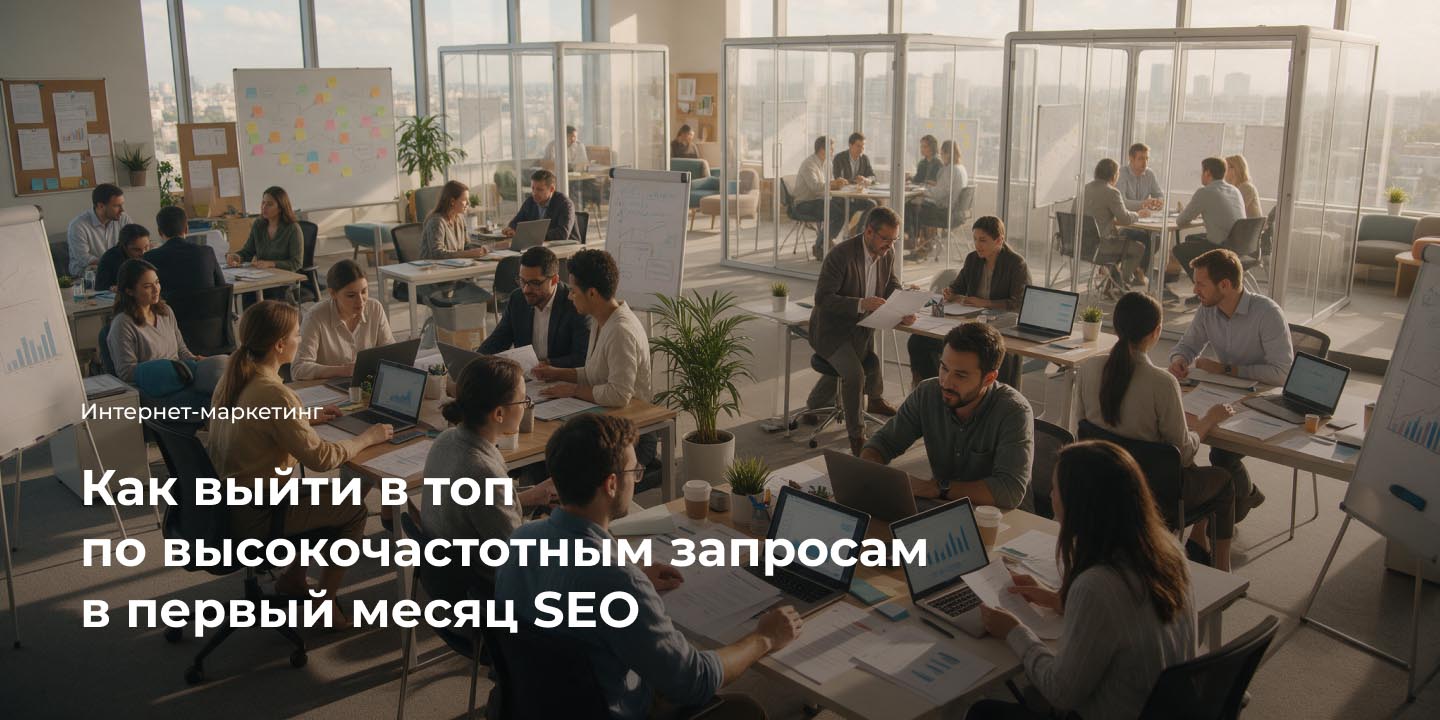 Кейс: Как выйти в топ по высокочастотным запросам в первый месяц SEO